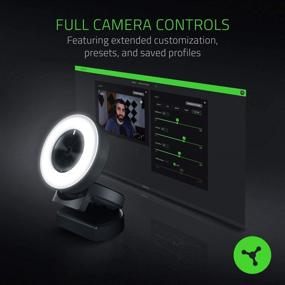 img 3 attached to 📸 Razer Kiyo Streaming Webcam: High Definition 1080p at 30 FPS and 720p at 60 FPS - Adjustable Ring Light and Autofocus - Built-in Mic for Streaming