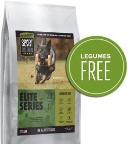 img 2 attached to 🦃 30 lb. Bag of Elite Series Working Dog Turkey Formula Dry Dog Food, Grain and Peas Free