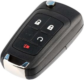 img 2 attached to Key Fob Keyless Entry Remote Flip Shell Case &Amp