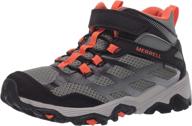 👟 boys' merrell moab wtprf olive black shoes: outdoor performance at its best логотип