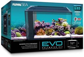 img 1 attached to 🐠 Enhance Your Aquatic View with the Fluval Sea Evo V Saltwater Fish Tank Aquarium Kit, Black