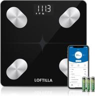 📊 весы для тела и жира loftilla smart, с поддержкой wifi и bluetooth и 14 показателями композиции тела, вес до 400 фунтов логотип