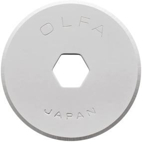 img 1 attached to 🔪 OLFA 9463 RB18-2 18mm Rotary Blades: Premium Silver Blades, 2-Pack – Sharpen Your Cutting Precision