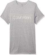 👕 calvin klein lounge t-shirt heather: premium men's clothing for t-shirts & tanks logo