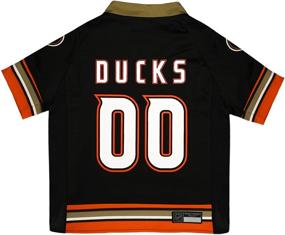 img 4 attached to 🦆 NHL Anaheim Ducks Pet Jersey - Let Your Furry Friend Become a True NHL Fan!
