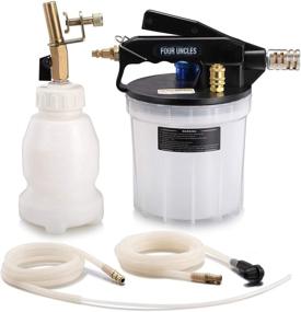 img 4 attached to FOUR UNCLES 2L Vacuum Brake Bleeder Kit - Air 🔧 Brake Bleeder with 2L Brake Fluid Extractor and 1L Refilling Bottle