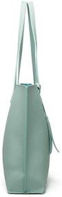 img 1 attached to 👜 Stylish Dreubea Leather Shoulder Handbag: Spacious Capacity for Women's Essentials