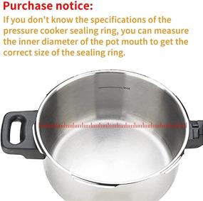 img 3 attached to 🔧 Mirro S9892 Gasket Replacement for Pressure Cooker - S-9892, 9892, M-0296, M-0436, M-0498, M-0536, M-0596, M-0646, M-1952 - Fits 4, 6, & 8 Quart Models