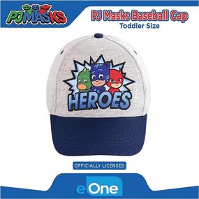 img 2 attached to SEO-Optimized Kids Baseball Cap - PJ Masks Toddler Hat for Boys, Ages 2-7