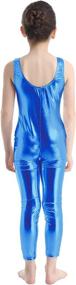 img 1 attached to Комбинезон Agoky Metallic Gymnastics Leotard