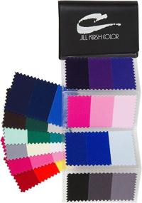 img 4 attached to Discover Your Perfect Colors with Jill Kirsh Supreme Swatch Book for Dark Brown, Black, Salt & Pepper and Silver Hair Color - Look Younger & Thinner for Men & Women!