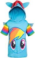 girls' rainbow dash, twilight sparkle, 🌈 pinkie pie hooded shirt - my little pony logo