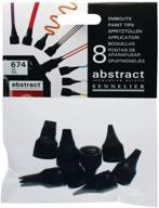 набор наконечников sennelier abstract в черном цвете логотип