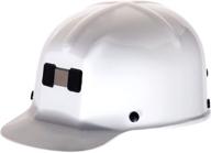 msa 91522 comfo-cap safety hard hat with staz-on pinlock suspension logo