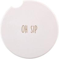 🍽️ enhance your dining experience with sips drinkware ceramic drink coaster логотип