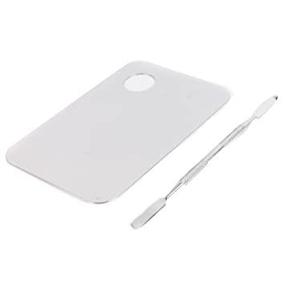 img 4 attached to Vip Beauty Shop Professional 316L Pro Stainless Steel Makeup Palette Spatula: A Must-Have Tool for Cosmetics Enthusiasts (148x100MM)