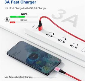 img 3 attached to Premium Braided Charging Samsung Charger Computer Accessories & Peripherals