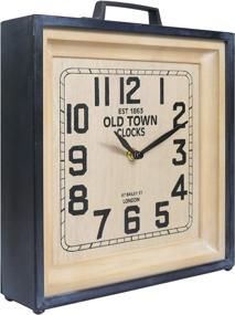 img 3 attached to 🕰️ NIKKY HOME 12 Inch Old Town Mantel Clock - Battery Operated Vintage Classic Table Clock for Living Room Decor Shelf - Chic Desktop and Countertop Home Décor