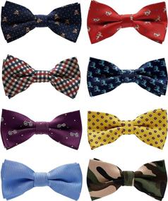 img 4 attached to 🎀 Belluno Pre Tied Bow Ties: Adjustable Accessories for Boys at Bow Ties