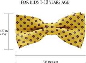 img 3 attached to 🎀 Belluno Pre Tied Bow Ties: Adjustable Accessories for Boys at Bow Ties