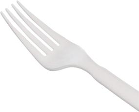 img 2 attached to AmazonBasics Compostable Plastic Forks 100 Pack