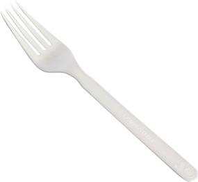 img 4 attached to AmazonBasics Compostable Plastic Forks 100 Pack