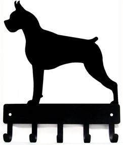 img 4 attached to Boxer Dog Key Hooks & Keychain Holder - 6 inches Wide - Handcrafted in the USA