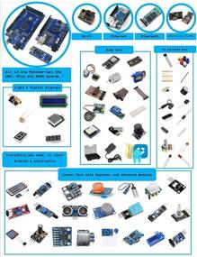img 2 attached to GAR Monster Starter Kit for Arduino Uno Mega Nano with ESP32 + 25 Sensor Modules + Bluetooth WiFi Ethernet Wireless: Perfect for Electronics STEM & Robotics Projects
