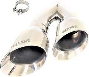 img 4 attached to NETAMI NT 1690 Exhaust Double Stainless