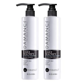 img 4 attached to 🌿 DAMANCI Smoothing Shampoo & Hydrating Conditioner Kit: Paraben Salt & Sulfate Free Formula, Collagen & Natural Herbal Extracts, 8 Oz Pack, for Dry, Damaged, or Frizzy Hair - Ideal for Daily Routines, All Hair Types