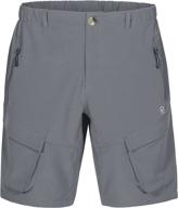 versatile and efficient: little donkey andy men's stretch quick dry cargo shorts for hiking, camping, and travel logo