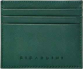 img 4 attached to 👛 Сумка из натуральной кожи Саффиано Bigardini: идеальный кошелек с блокировкой RFID и вечным стилем