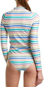 img 1 attached to Shoshanna Womens Ombre Stripe Rashguard