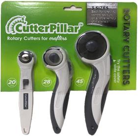 img 4 attached to 🔪 CUTTERPILLAR PRO CPP Rotary Cutter Set of 3, Includes 20mm, 28mm, and 45mm Sizes