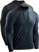 neleus running sleeve workout athletic men's clothing in active logo