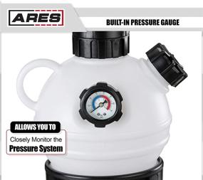 img 3 attached to 🔧 ARES 70921-2-Liter Manual Brake Fluid Pressure Bleeder - Efficient and Convenient Brake Fluid Change - User-Friendly Single-Handed Manual Pump Operation