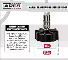img 2 attached to 🔧 ARES 70921-2-Liter Manual Brake Fluid Pressure Bleeder - Efficient and Convenient Brake Fluid Change - User-Friendly Single-Handed Manual Pump Operation