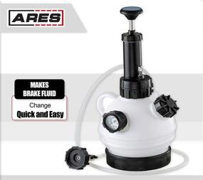 img 1 attached to 🔧 ARES 70921-2-Liter Manual Brake Fluid Pressure Bleeder - Efficient and Convenient Brake Fluid Change - User-Friendly Single-Handed Manual Pump Operation