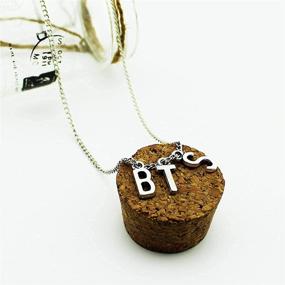 img 1 attached to 📿 Trendy Kpop BTS Jewelry: ARMY Letter Necklace for Unisex Fashion | Bangtan Boys A.R.M.Y Pendant