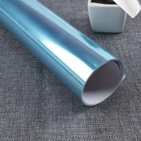 img 3 attached to 🪞 GREENWISH 2PCS Self-Adhesive Flexible Mirror Sheets: Non-Glass Mirror Tiles - 39.4 X 19.7inch, Blue Protective Film, Easy to Remove Sticker rolls for Mirror Walls