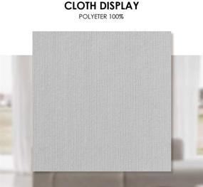 img 3 attached to 🪟 Premium Light Filtering Roller Shades | Classic Privacy Room Darkening Sheer Shades Blinds | Easy Install for Home and Office Windows (35 x 72 inches, Pebble Grey)