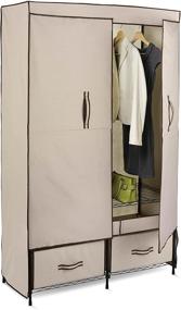 img 2 attached to 🗂️ Honey-Can-Do Portable Wardrobe Storage Closet: Organize Your Wardrobe with Ease