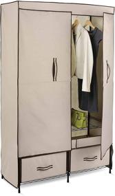 img 1 attached to 🗂️ Honey-Can-Do Portable Wardrobe Storage Closet: Organize Your Wardrobe with Ease