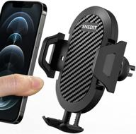 🚘 universal car phone holder mount - hands free air vent cell phone car holder for iphone 12/12 pro/12 pro max/11, samsung galaxy s20, and more logo