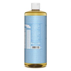 img 3 attached to 👶 Dr. Bronner's Pure-Castile Liquid Soap (Baby Unscented, 32 ounce, 2-Pack) - Organic, Multipurpose Soap for Sensitive Skin, Babies, and More - No Fragrance Added!