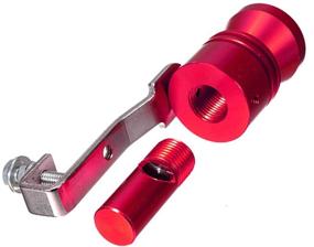 img 2 attached to 🚗 Enhance Your Car or Motorcycle Exhaust with MASO Universal Blow-Off Valve Turbo Sound Whistle (Red/XL)