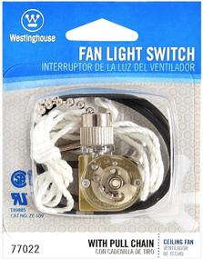 img 1 attached to 💡 Westinghouse Lighting 7702200 Ceiling Fan Light Switch with Stylish Chrome Pull Chain