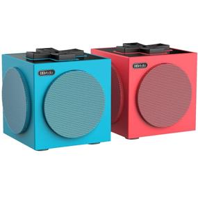 img 1 attached to Twin Cube Stereo Bluetooth Speakers by 8Bitdo