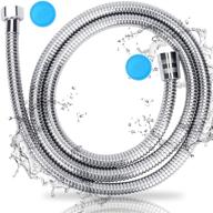 🚿 durable, kink-free 59in stainless steel shower hose replacement with flexible head - get the ultimate showering experience! logo
