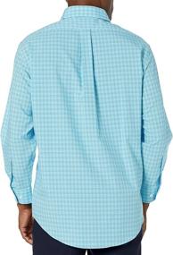 img 3 attached to BUTTONED Classic Cutaway Collar Non Iron Houndstooth Men's Clothing in Shirts